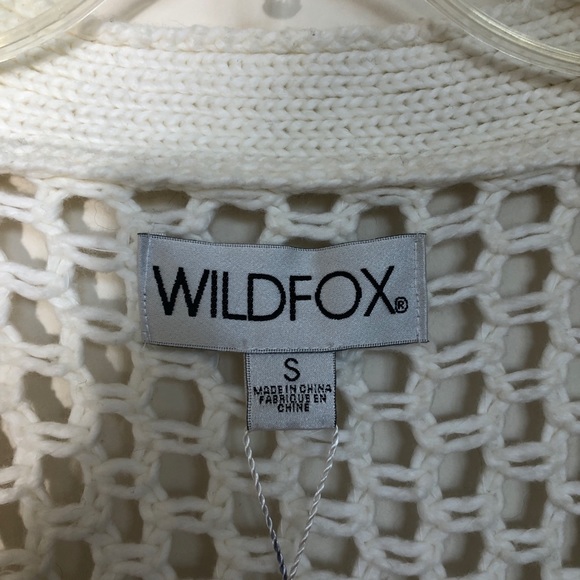 NWOT WILDFOX Open Knit Oversized Backyard Cardigan - Picture 9 of 11